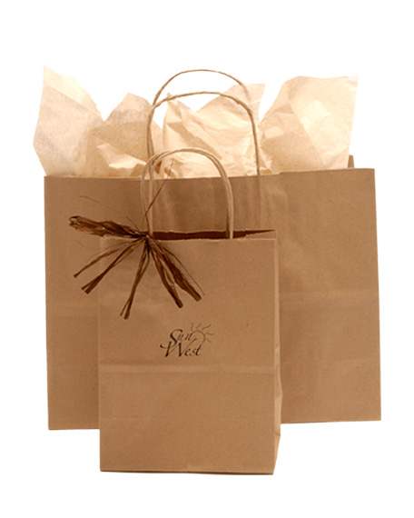 Kraft Shopper Bags